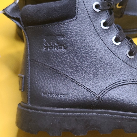 SOREL WATERPROOF BIG KID 3 LEATHER BOOTS SHOES - Picture 5 of 9